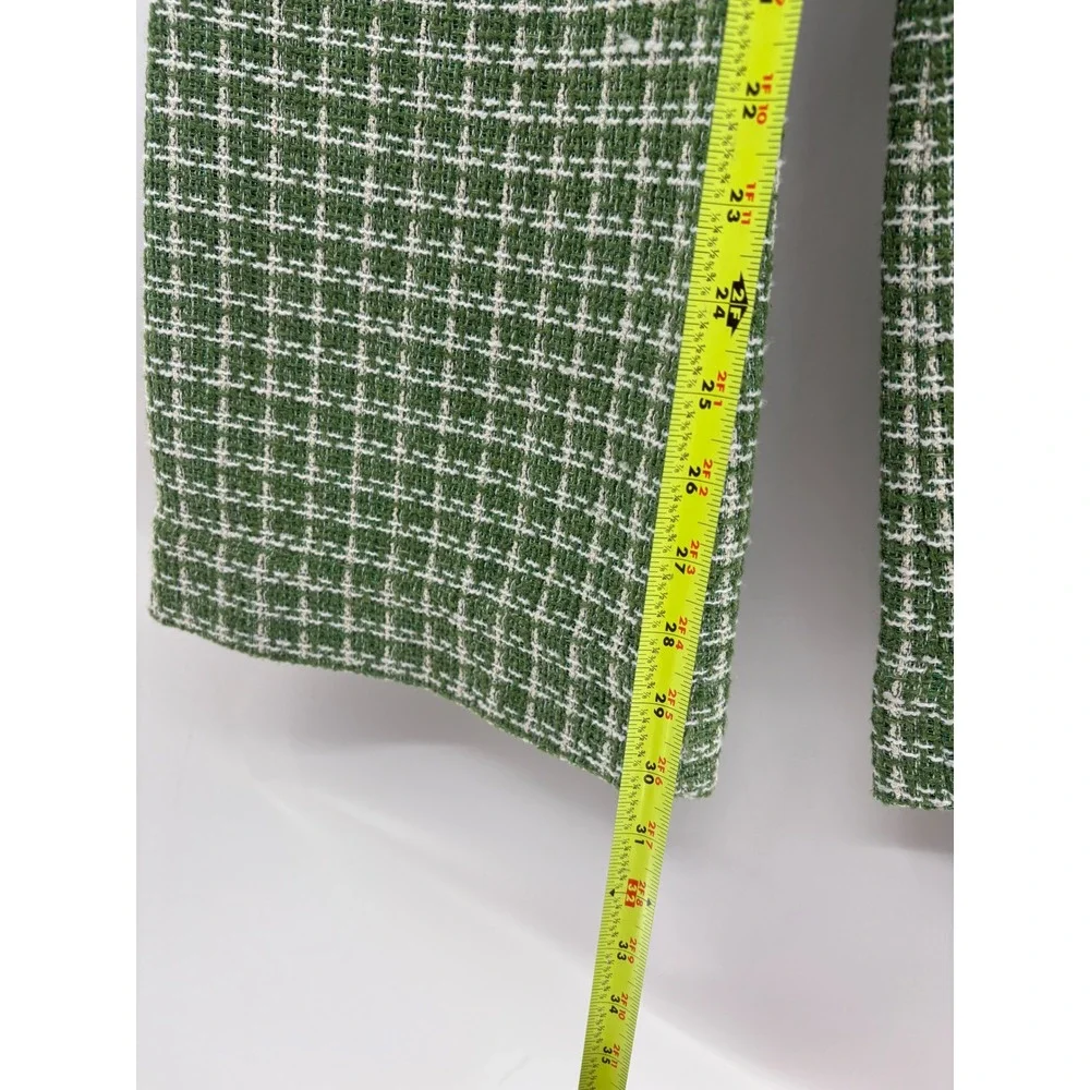 Green Checkered Women's Trousers - Picture 10 of 16